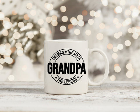 Grandpa The Man The Myth The Legend Coffee Mug