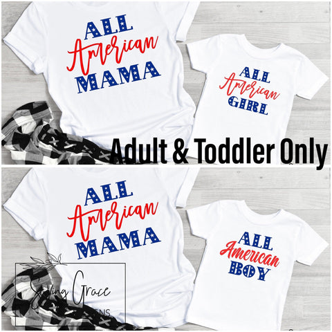 All American Mama- Adult- Multi