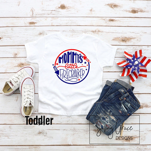 Mommy's Little Firecracker- Colored- 12M-YXL