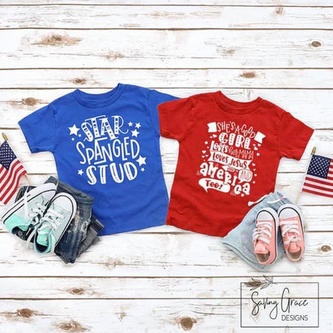 Star Spangled Stud- Toddler/Youth