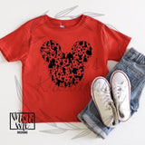 Mickey Mouse Clipart- Kids- Black